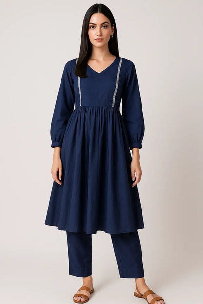 LOHZY Classic Indigo Kurta & Pants